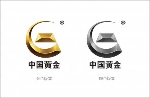 中國黃金LOGO的設計濃縮大智慧